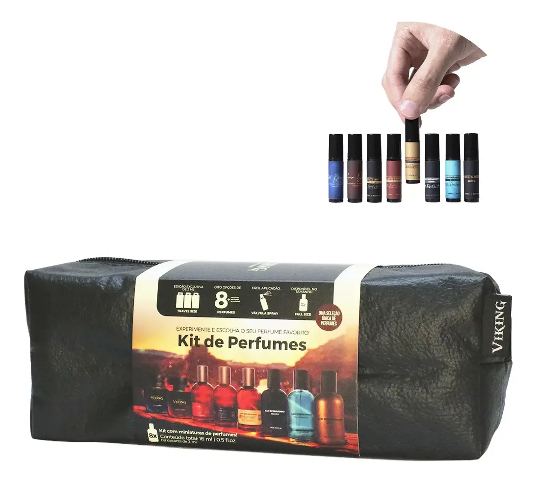 De Perfumes Masculinos: 8 Decants + Necessaire - Viking