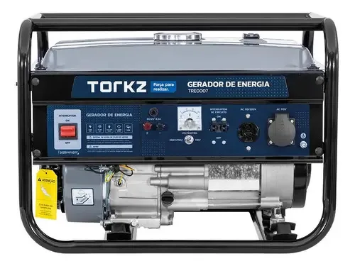 Gerador De Energia A Gasolina Torkz Monocilíndrico, 7,0hp