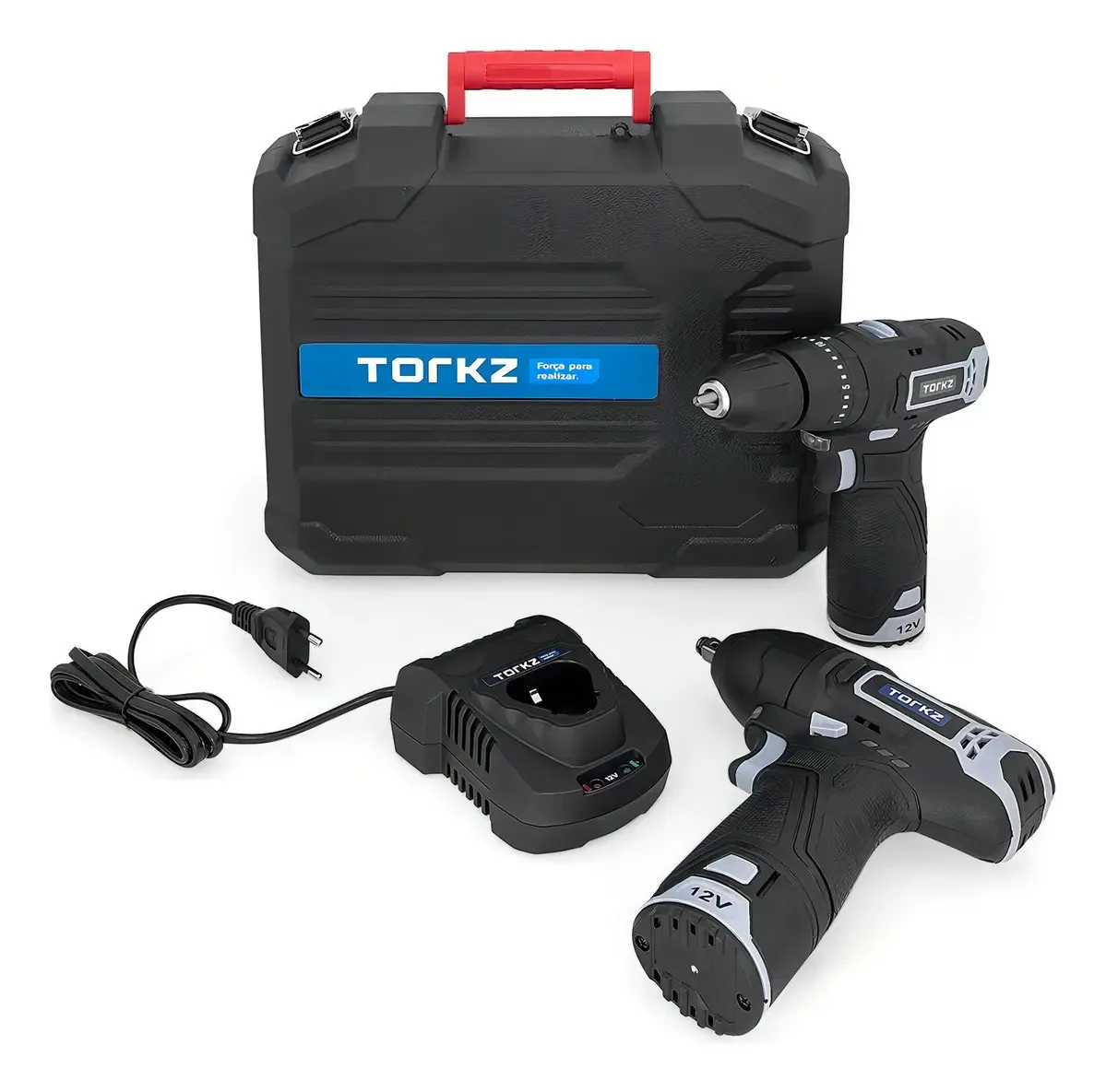 Furadeira Parafusadeira Torkz E Chave De Impacto Trb0017 12v