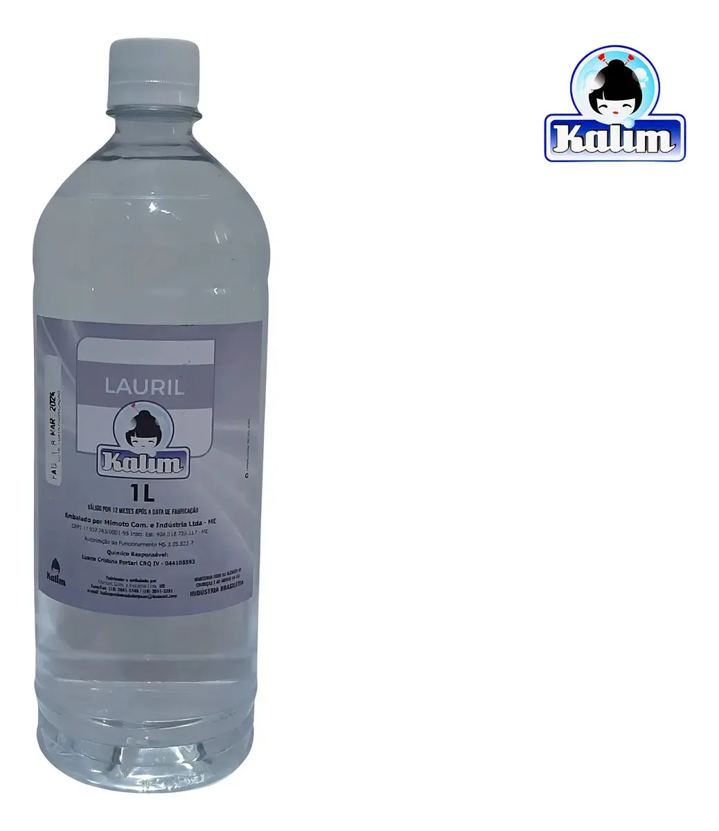 Lauril Liquido 1l - Materia Prima Para Cosmético E Higiene