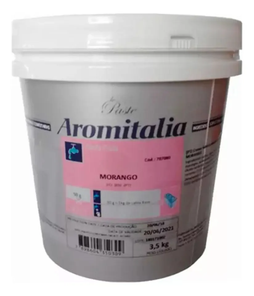 Mescla Creme Morango Aromitalia C/ 3,5 Kg