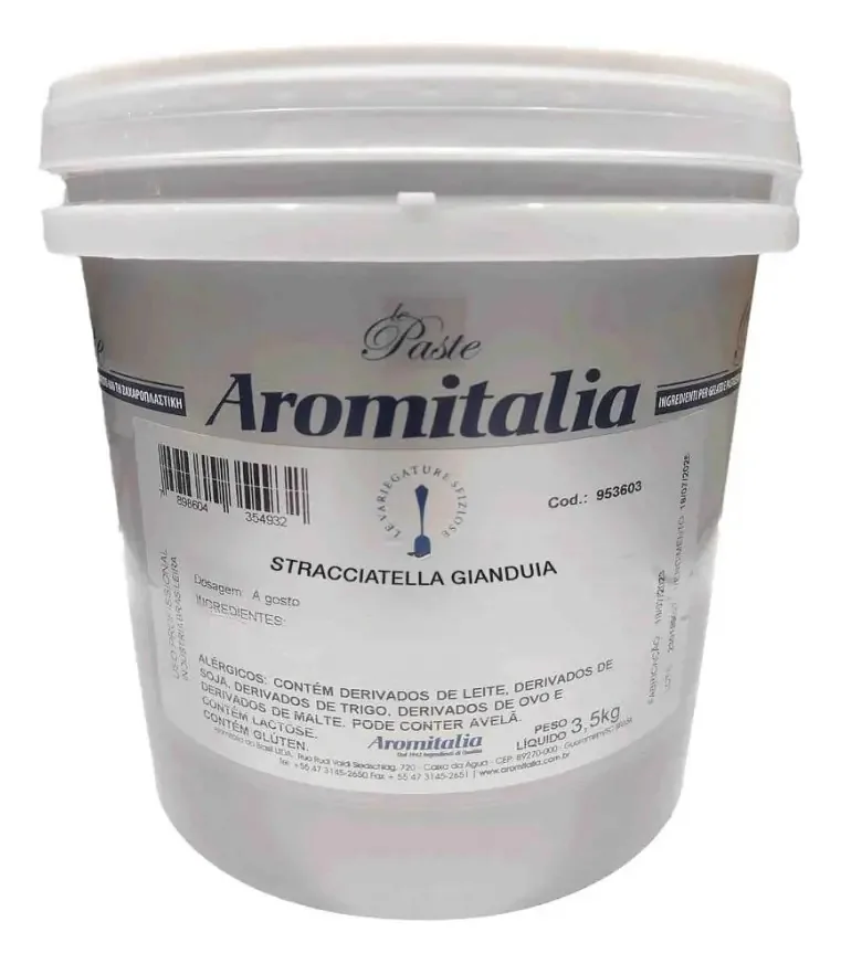 Cobertura Liquida Stracciatela Gianduia Aromitalia C/ 3,5 Kg