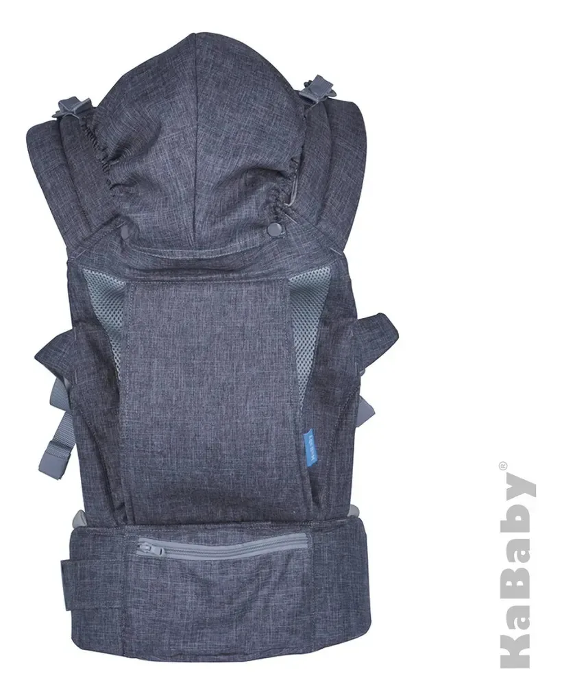 Canguru Carregador De Bebê Ergonomic Line Cinza Kababy