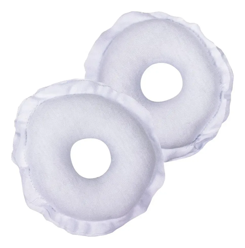 Conjunto De 2 Rosquinhas Para Seios Kababy Branco