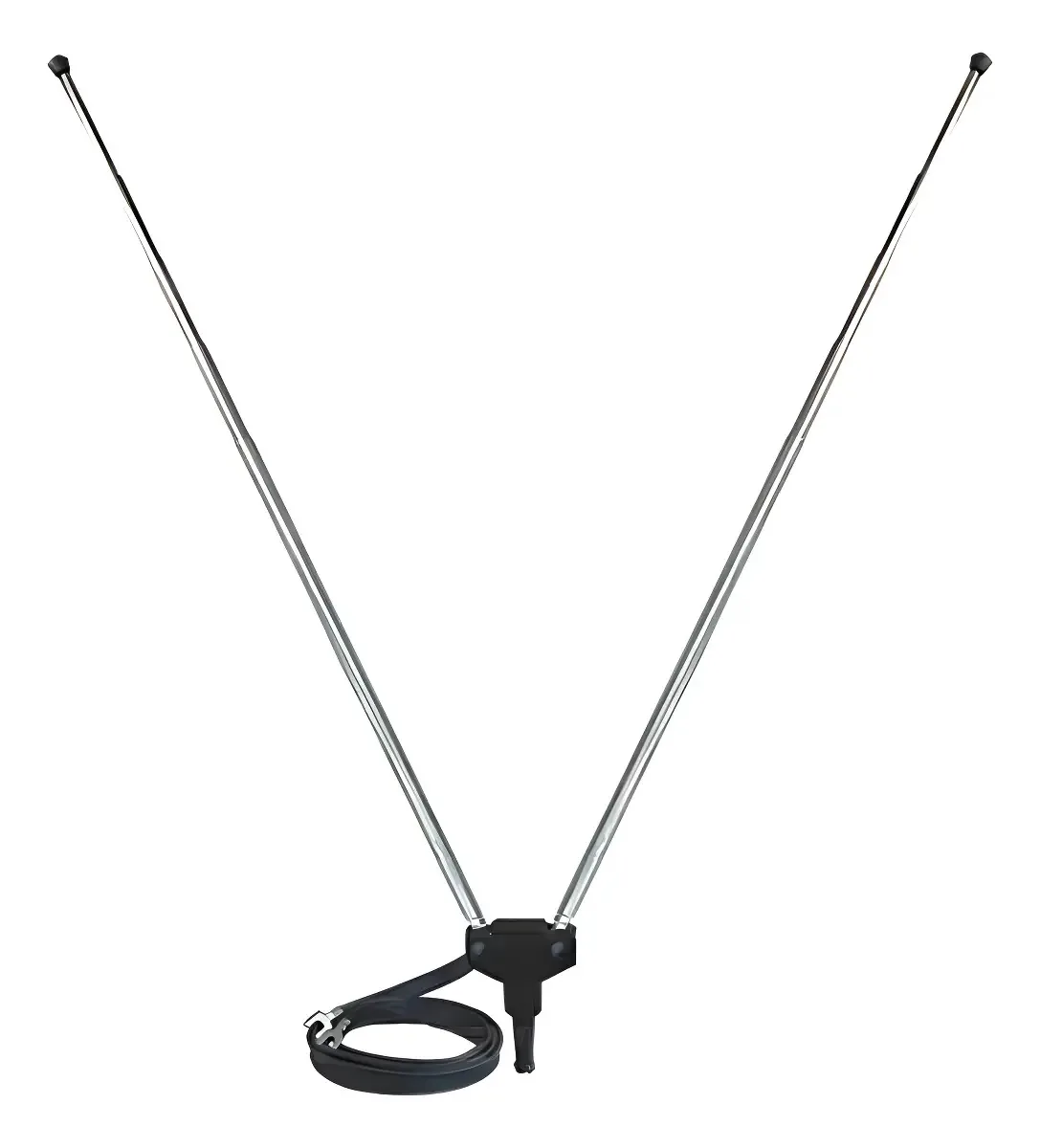 Antena Interna Digital Lelong LE-3094 VHF UHF TV 1m Alumínio