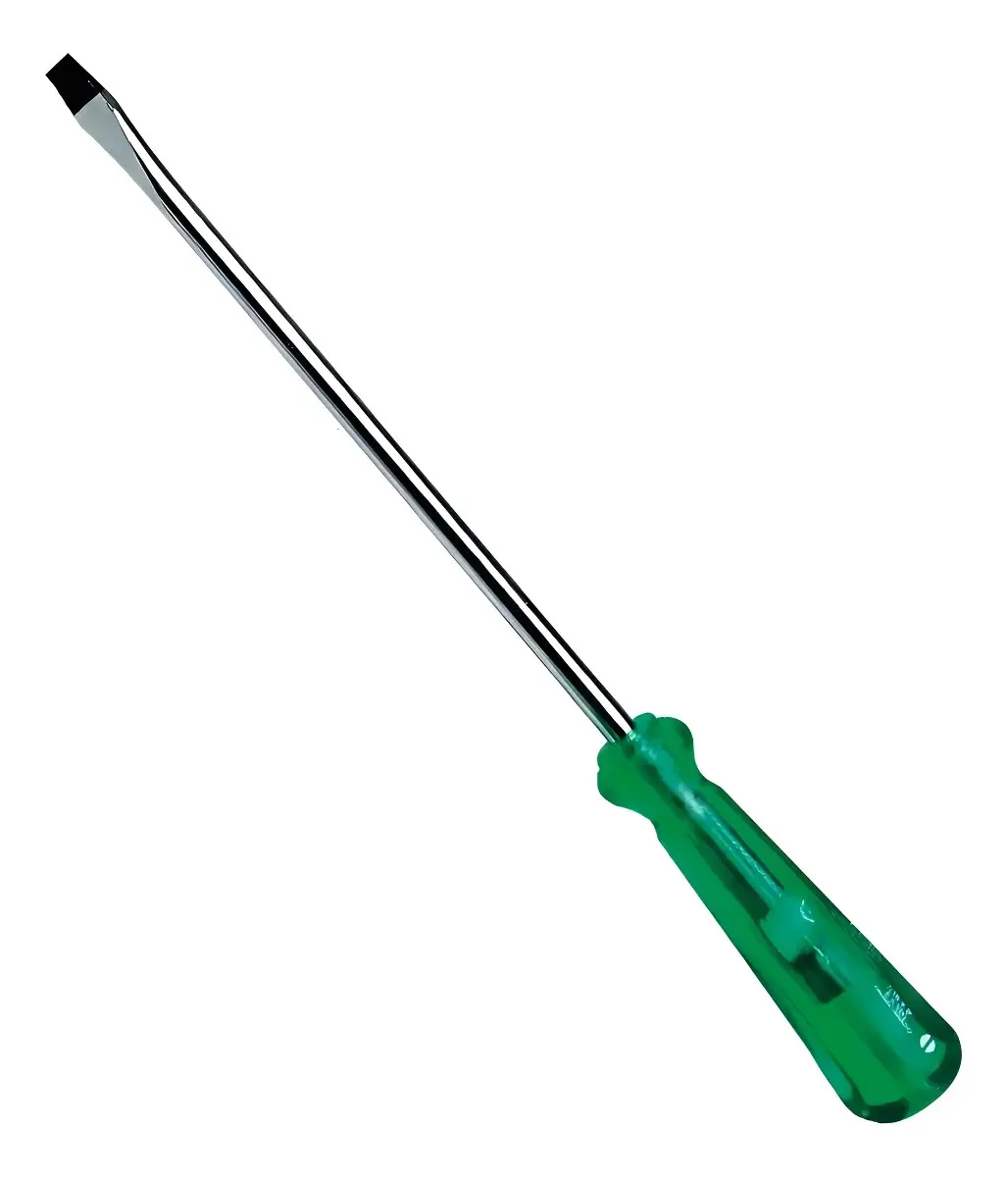 Chave Fenda Plana SL6 1/4 X 4 Noll Aço Cromo Vanádio Durável