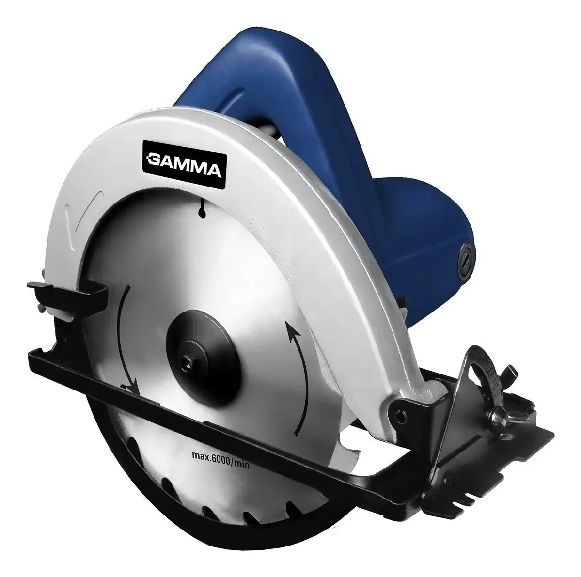 Serra circular elétrica Gamma Hobby GH1301 185mm 1.05kW azul