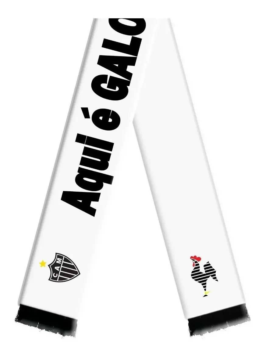Cachecol Aqui É Galo Branco - Atlético Mineiro Cebola 56043