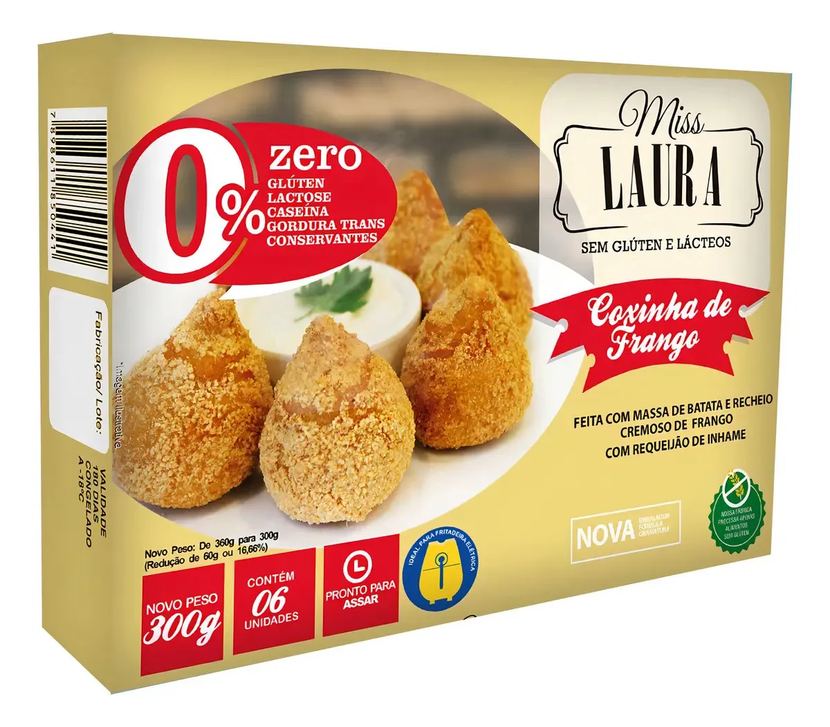 Coxinha Frango Funcional Miss Laura
