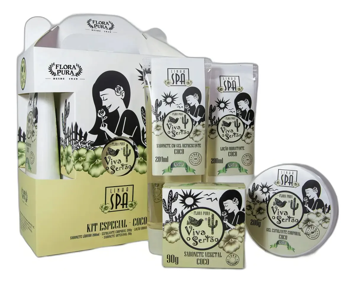 Kit Spa Viva Sertão - Coco