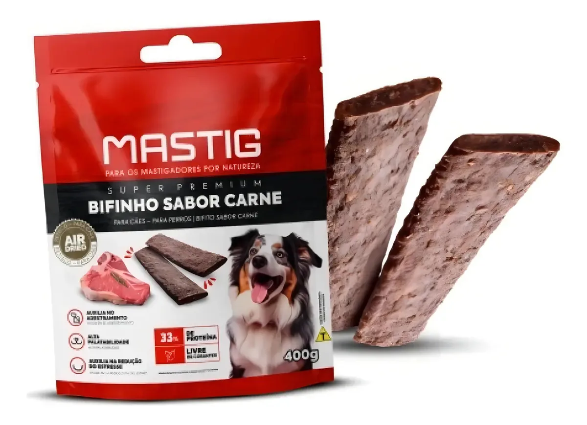 Mastig Bifinho Cão Carne 400g