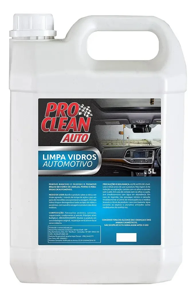 Limpa Vidros Automotivo Proclean 5l