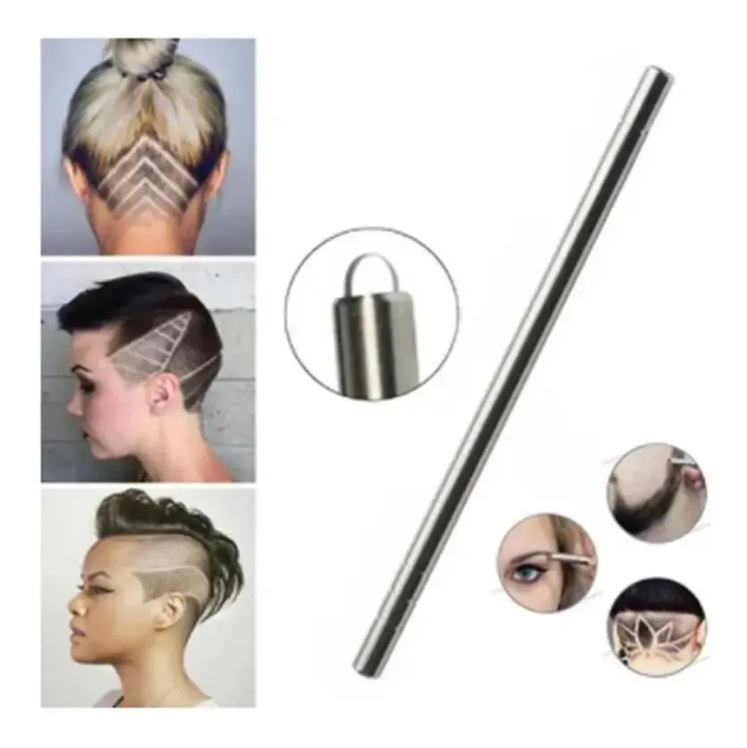Caneta Navalha Capilar Laminas Barbearia Design Profissional