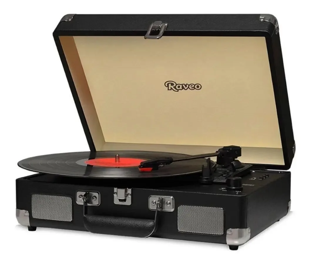 Vitrola Maleta Toca Discos De Vinil Com Conversor Digital