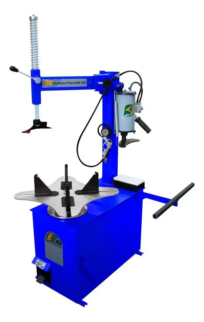 Montadora Desmontadora Pneus Mde-300 Monofásica Azul