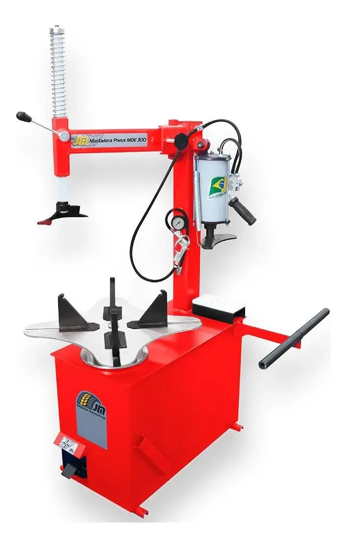 JMEQUIPAMENTOS Ensamblador y desmontador de neumáticos monofásico Mde-500 220V