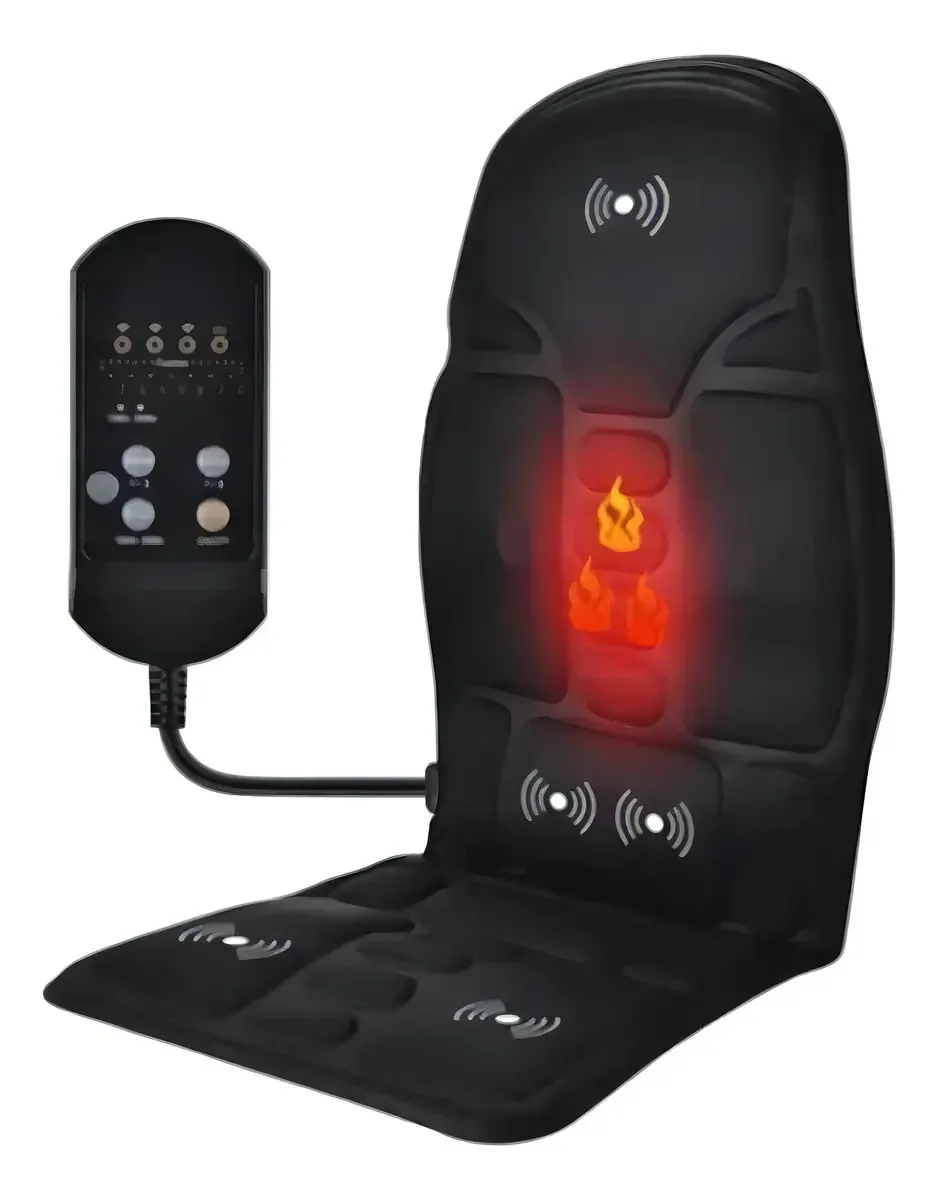Massageador Elétrico Encosto Assento Costas