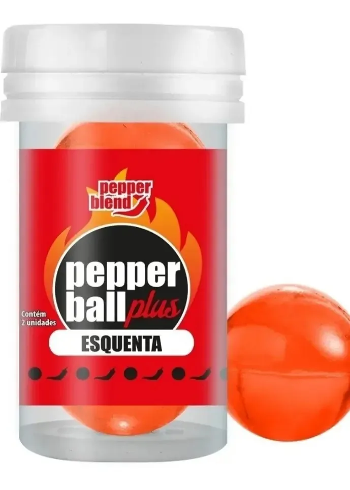 Bolinha Explosiva Pepper Blend Quente 3g Para Massagem Íntima