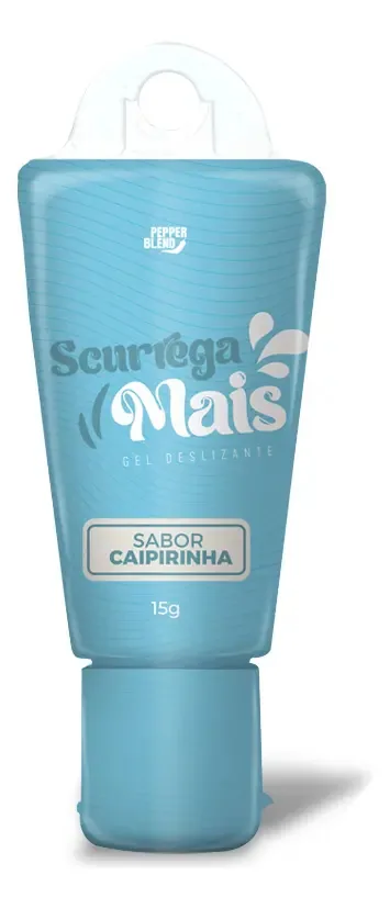 Scurrega gel comestível lubrificante sabor caipirinha