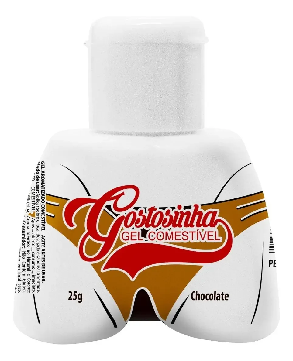 Gostosinha Chocolate - Óleo E Lubrificante Íntimo Beijável