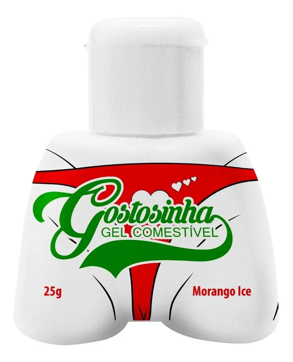 Gostosinha Morango Ice - Óleo E Lubrificante Íntimo Beijável
