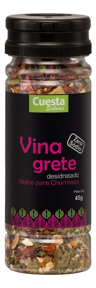 Molho Vinagrete Desidratado - Zero Sódio