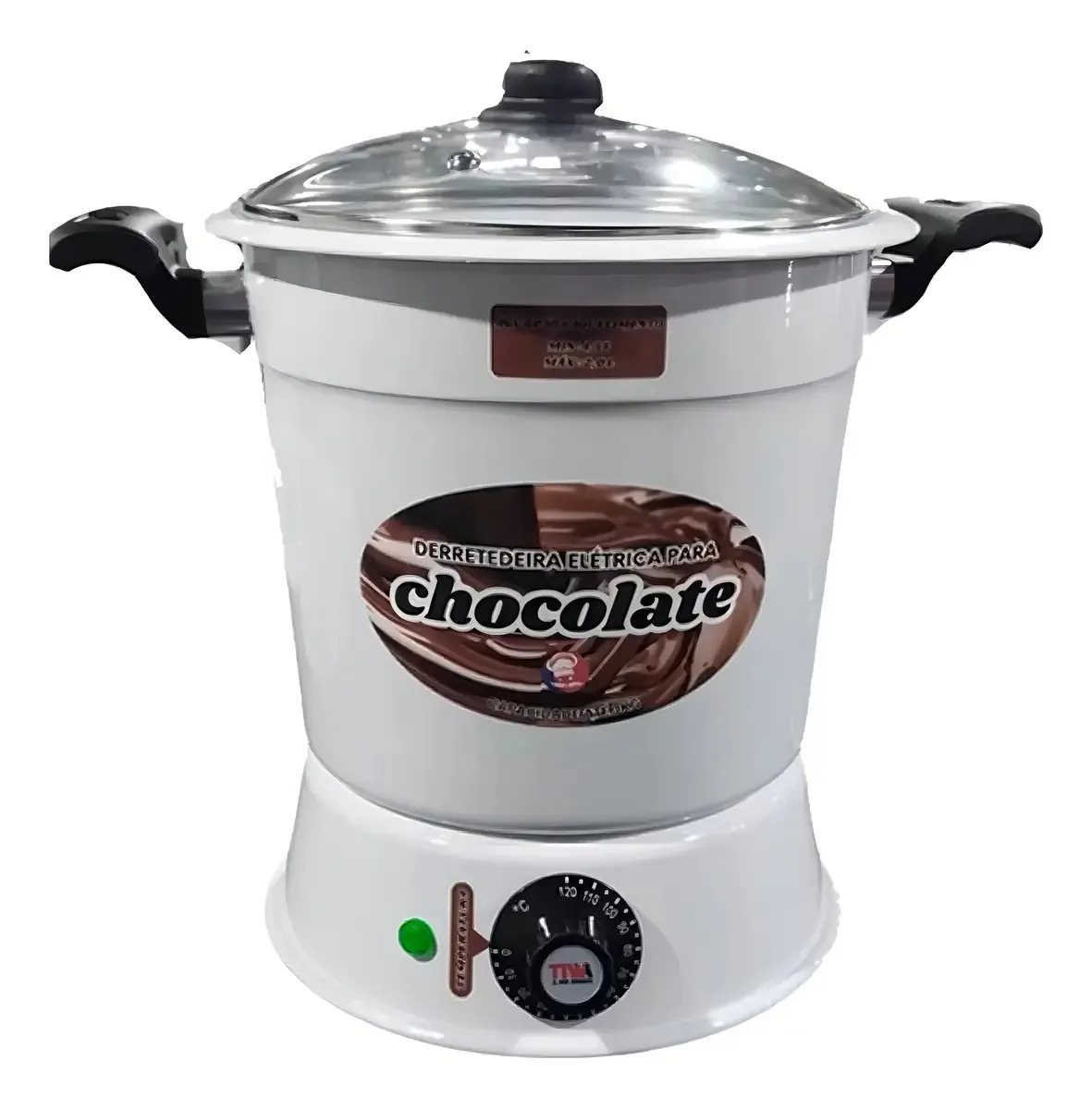 Derretedeira Para Chocolate Eletrica 3kg Branca