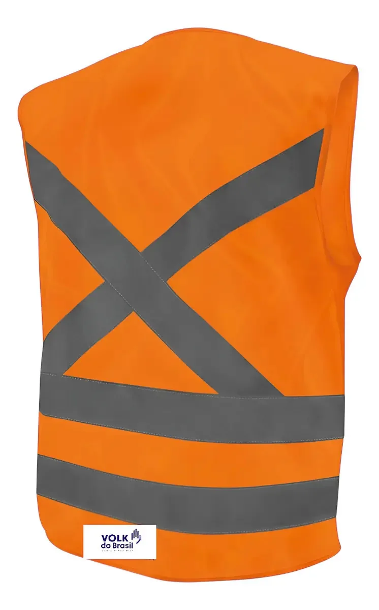 Colete Refletivo Laranja S/b M Volk