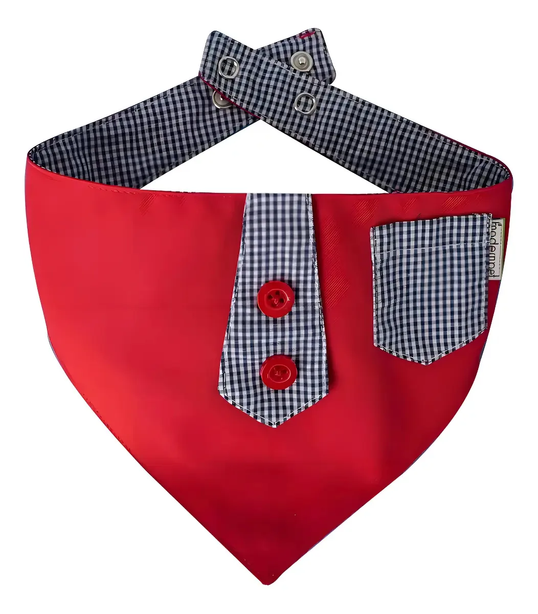 Bandana Com Bolso Vermelha