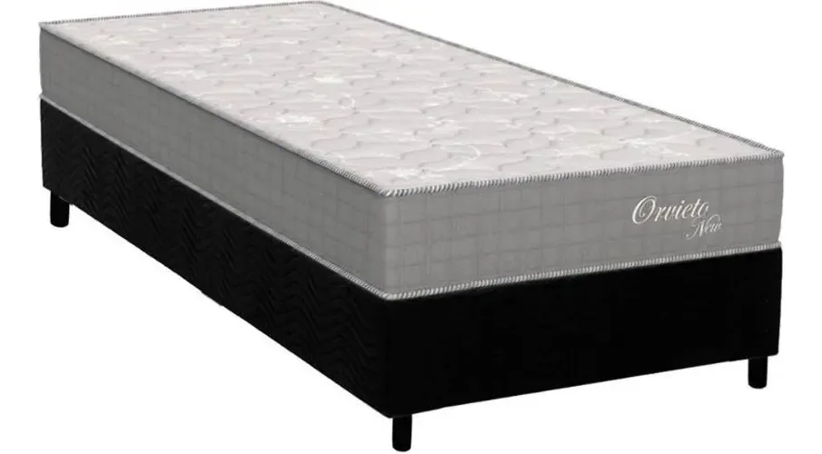 Cama Box Solteiro Orthoflex Colchão Molas Ensacadas Orvieto