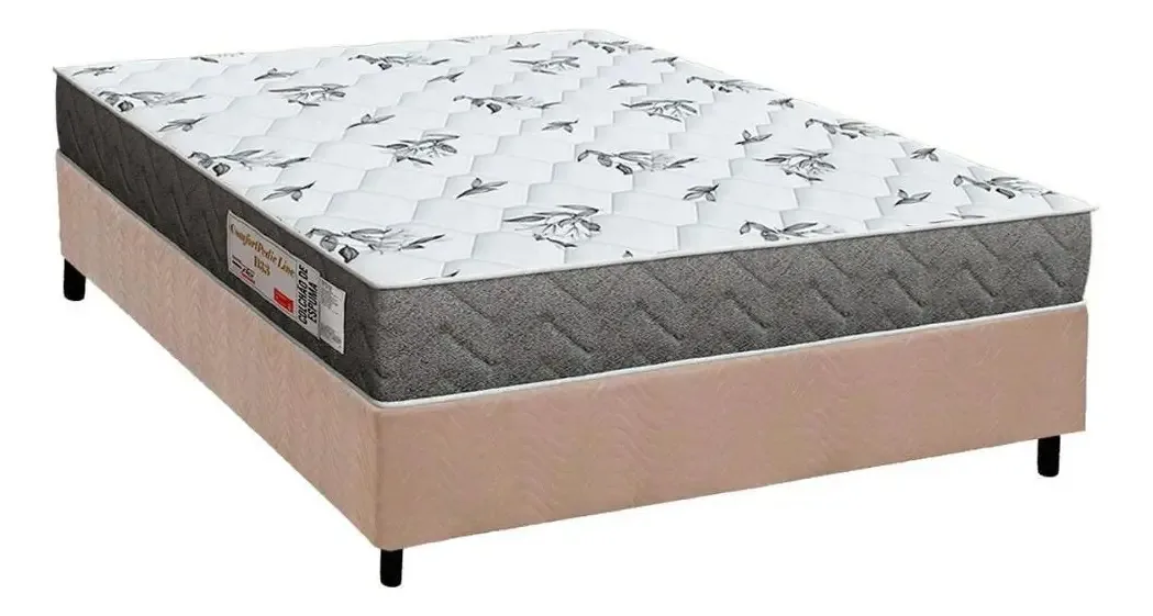 Box Viúva Colchão Espuma Orthoflex D33 + Base