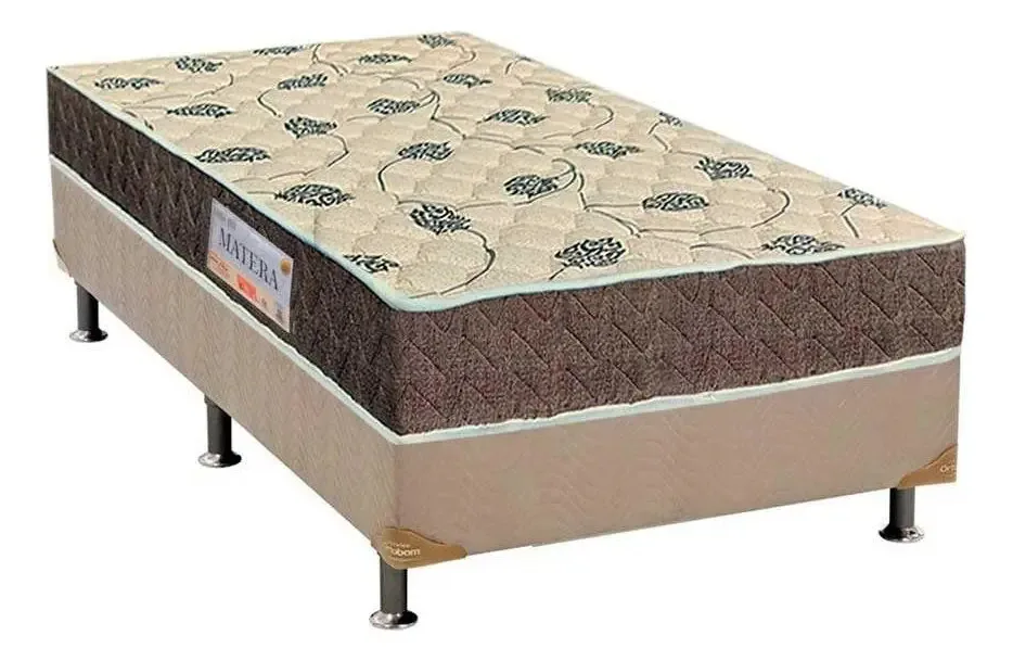 Cama Box Solteiro: Colchão Anatômico Orthoflex D33/ep Mater