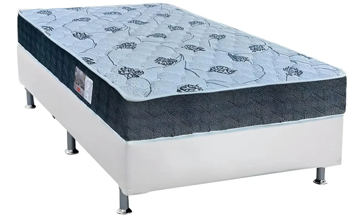 Cama Box Solteiro: Colchão Espuma Orthoflex D45 Comfortpedi