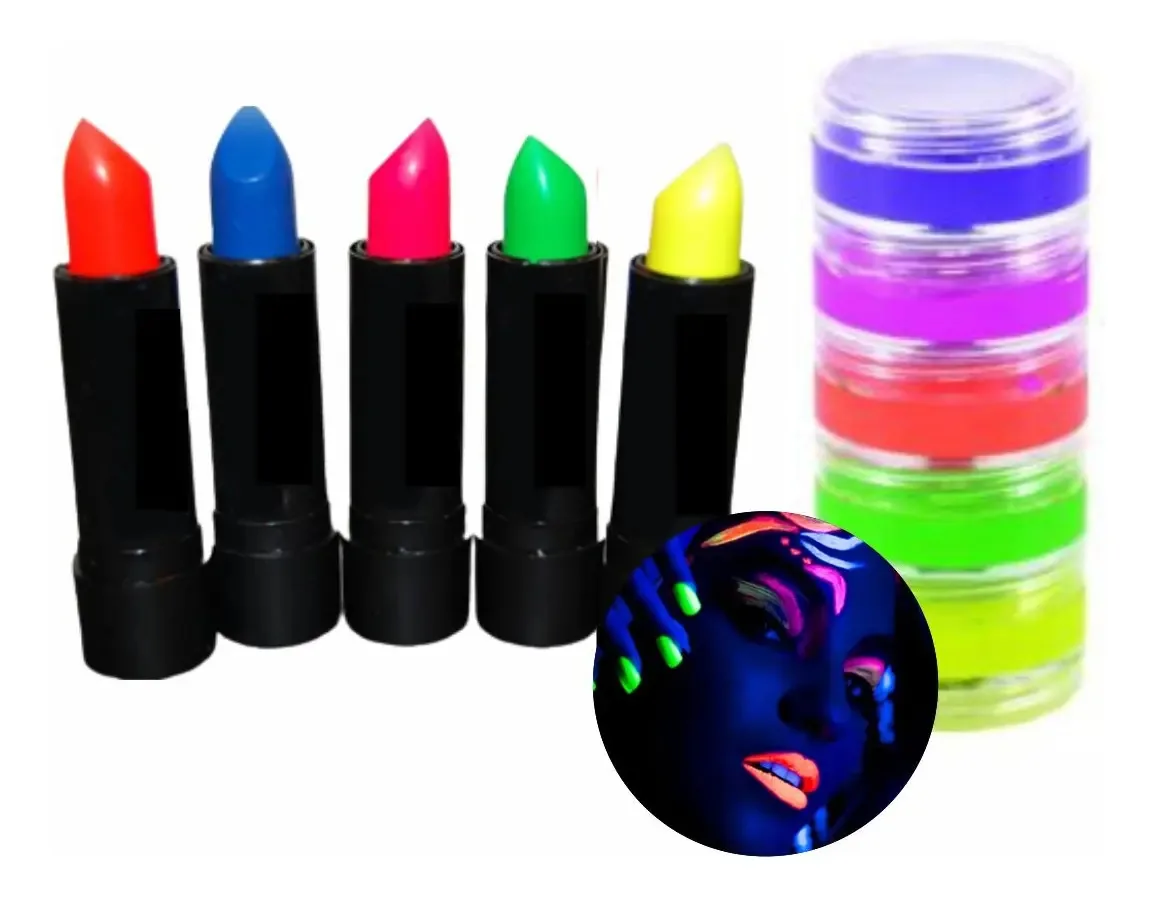 Batom Laranja Neon Lucy