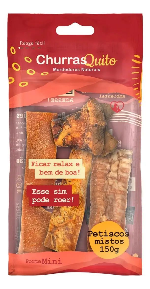 Petisco Para Cães Mistos 150g Churraspet