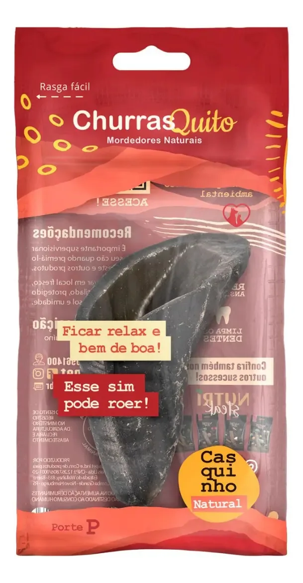 Petisco Para Cães Casquinho Natural Churraspet