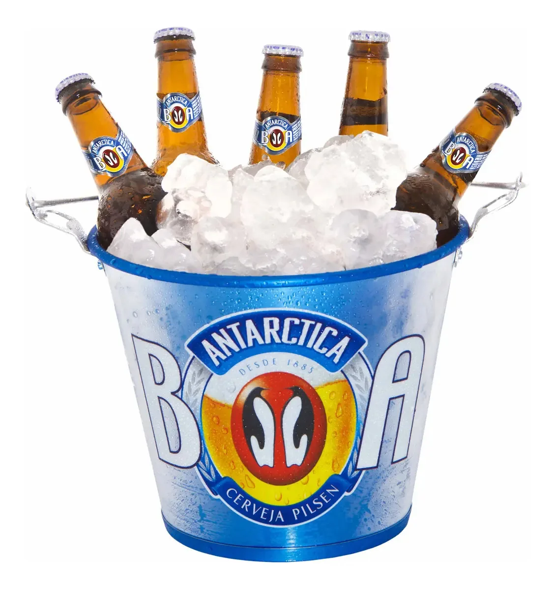 Balde Para Bebidas Antárctica P/ 04 Garrafas