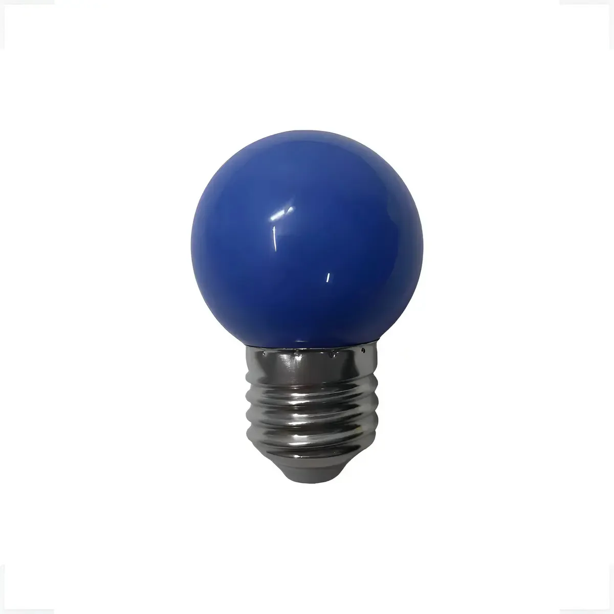 Lâmpada Bolinha LED 1W Azul para Abajur e Festa