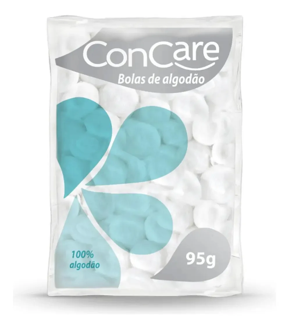 Bolas De Algodão Concare 100% Algodão 95g