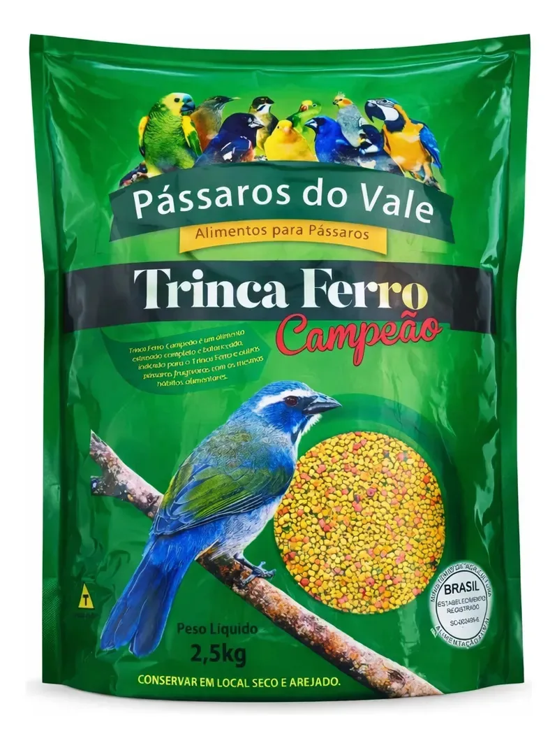 Ração Extrusada Trinca Ferro Campeão 2,5kg