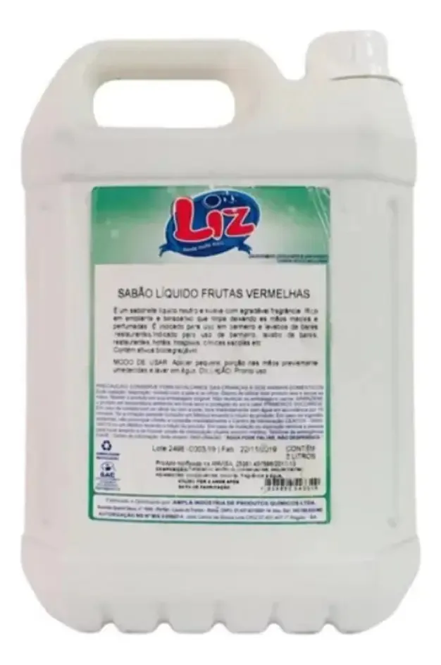 Lava Roupa Líquido 5 Litros - Liz