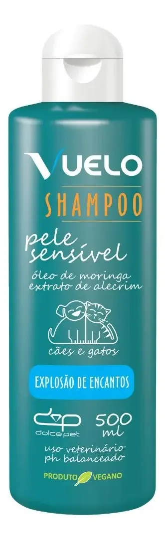 Vuelo Shampoo Pele Sensvel Pssego Frutas Vermelhas 500ml