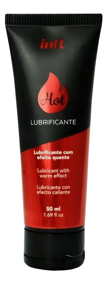 Gel Lubrificante Íntimo Hot Morango Intt Esquenta e Desliza