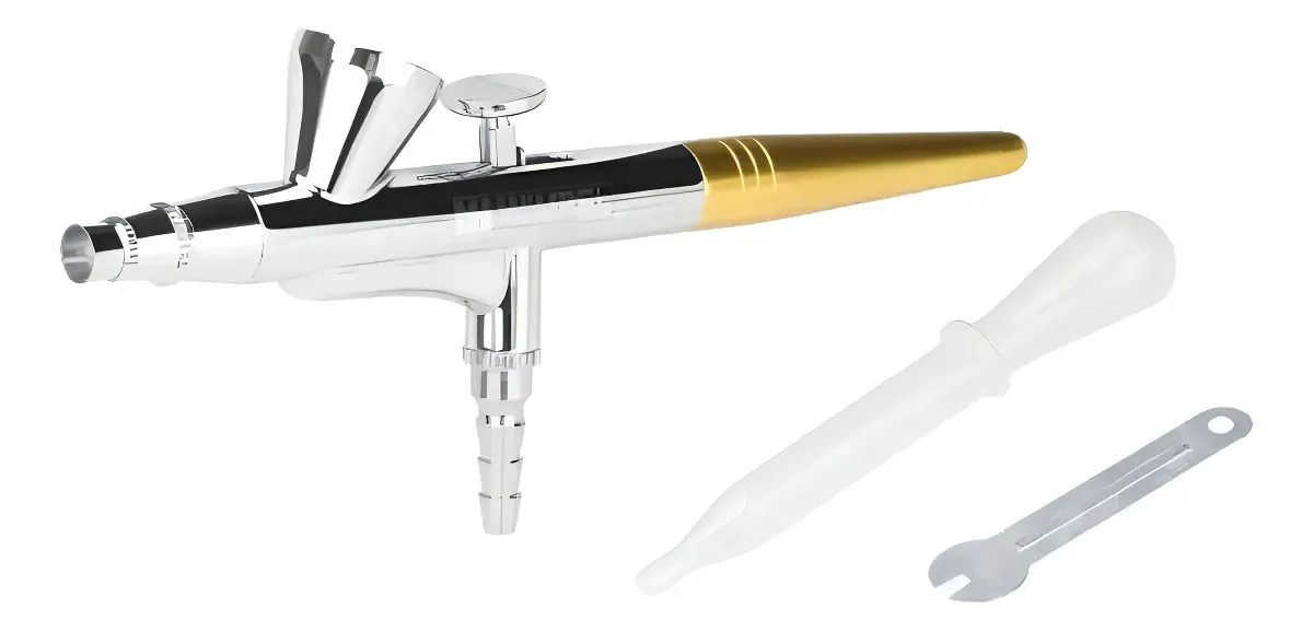 Aerógrafo Profissional Dupla Ação Wimpel Mp-1005 Bico 0.35mm