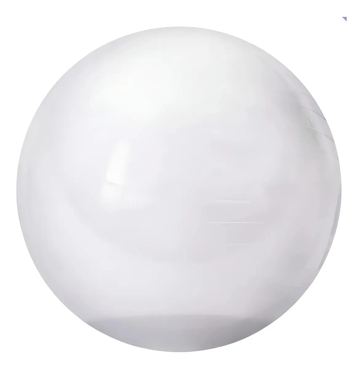Bola de Pilates Lares 75cm Transparente PVC Antiestouro Fitness