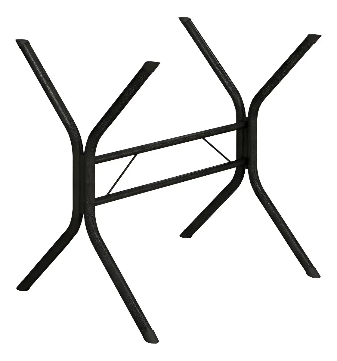 Base De Aço Para Mesa 120x75 Cabo Frio Martelado Teixeira