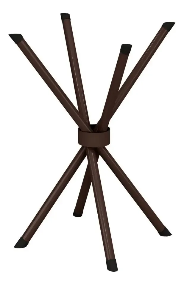 Base De Aço Para Mesa De 75x75 Ipanema Marrom Teixeira