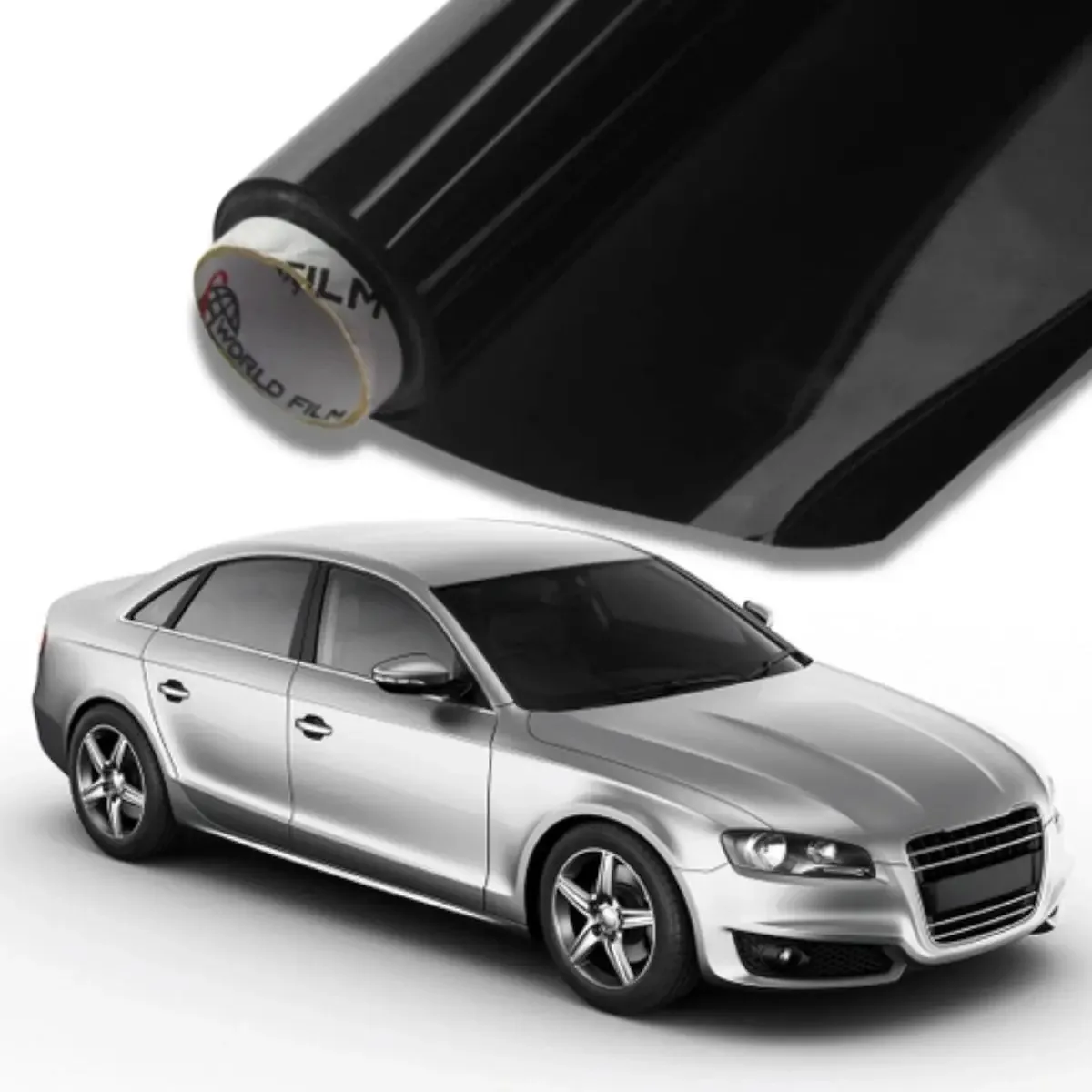 Insulfilm Automotivo World Film G35 Grafite, Película Tintada de 51cm