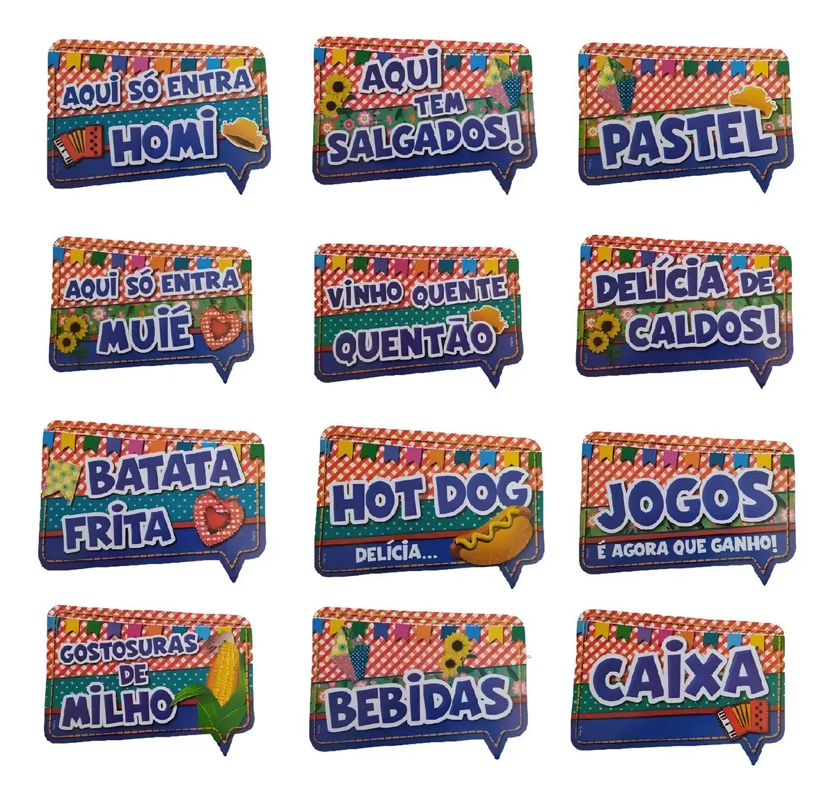 Placa Junina Pers 880832 Patchii