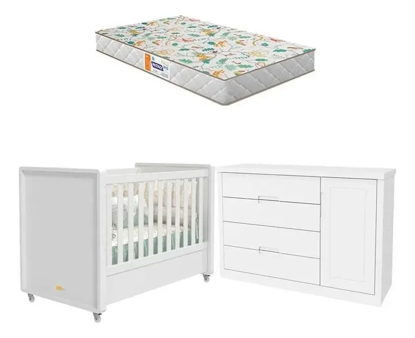 Berço Matic Móveis 21478 - Branco